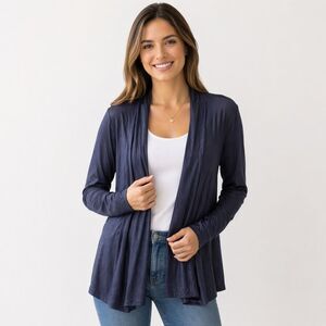 Purotatto Open Cardigan Size XL in Blue